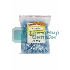 Клемма плоская Rexant полностью изолированная, гнездо 6.6 мм, в нейлоне, 1.5-2.5 мм² (РПи-м(н) 2.5-(6.3)), синий