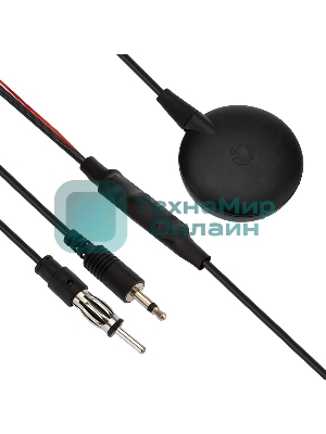 Антеннa автомобильная внутрисалонная Rexant (радио/ТВ), активная (модель RX-504)