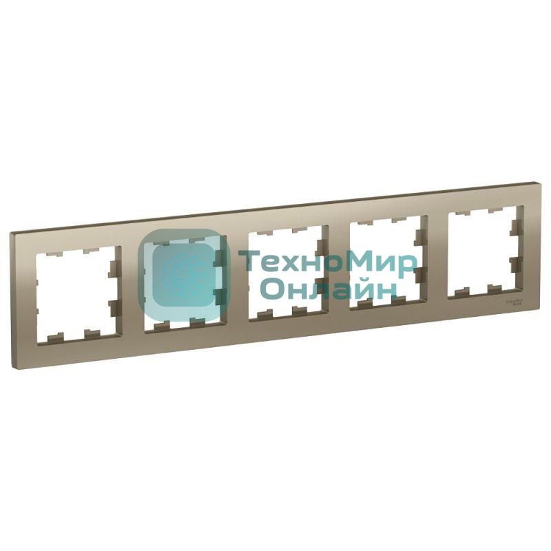 Рамка 5-м ATLAS DESIGN универс. шампань SchE ATN000505