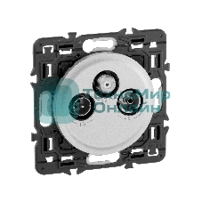 Лицевая панель Legrand 068585 Программа Celiane - TV-FM-SAT розетки Кат. № 0 673 88/89 - титан