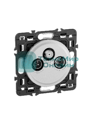 Лицевая панель Legrand 068585 Программа Celiane - TV-FM-SAT розетки Кат. № 0 673 88/89 - титан