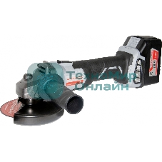 Угловая шлифовальная машина аккумуляторная ИНТЕРСКОЛ УШМ-125/18В Li-ion АПИ [578.4.1.70] кейс, 1 аккум. 4А·ч, ЗУ