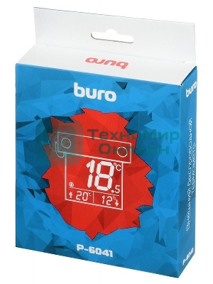 Термометр Buro P-6041 серебристый