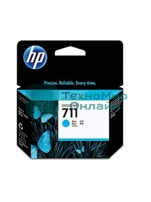 Картридж струйный HP №711 CZ130A голубой для HP DJ T120/T520 (29мл)