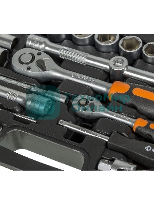 Набор инструментов 1/2дюйм; 1/4дюйм CrV пластик. кейс (94 предм.) Вихрь 73/6/7/5