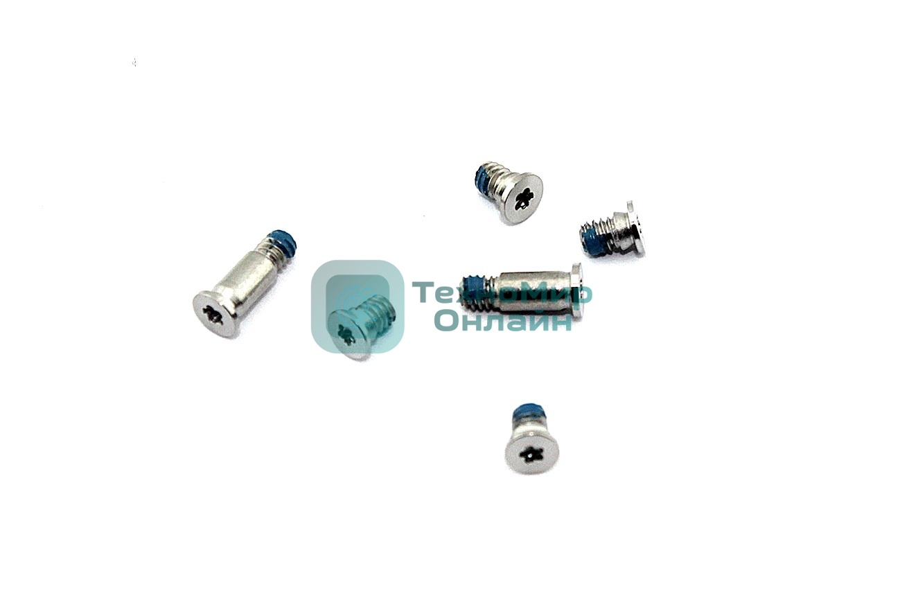 Винты нижней части корпуса серебристые для Apple MacBook Pro 13 Retina A2251