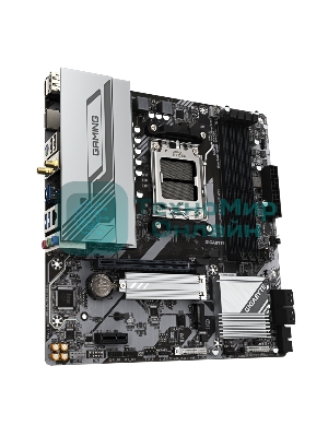 Материнская плата Gigabyte B650M GAMING PLUS WIFI, AM5, AMD B650, 4xDDR5, 4xSATA, 2xM.2, 1xPCIe 4.0 x16, 1xPCIe 3.0 x1, 2xDP, 1xHDMI, 1x2.5Gb LAN, Wi-Fi 6E, Bluetooth 5.3, 1xUSB-C 5Gbps, 5xUSB-A 5Gbps, 6xUSB-A 2.0, 3x3.5 мм, 7.1, mATX