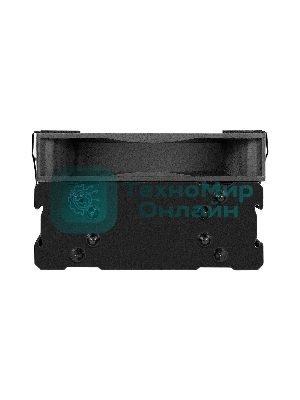 Кулер для процессора ExeGate Dark Magic EXX400V3-PWM.RGB (Al+Cu, черное покрытие, 4 тепл.трубки, LGA1150/1151/1155/1156/1200/1700/1851/AM2/AM2+/AM3/AM3+/AM4/AM5/FM1/FM2/754/939/940, TDP 140W, Fan 120mm, PWM, 800-1800RPM, Hydro bearing, 4pin, 11-24db, 500г брутто, RGB подсветка, с термопастой, на винтах, RTL)