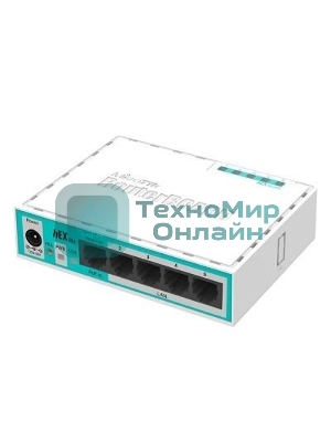 Маршрутизатор MikroTik RB750r2 hEX lite 5x10/100 Mbps