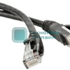Патч-корд LANMASTER TWT UTP cat.5e, с заливными колпачками, 3.0 м, черный