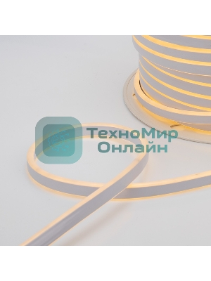 Гибкий неон Neon-night LED SMD 8х16 мм, двухсторонний, теплый белый, 120 LED/м, бухта 100 м
