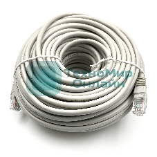 Патч-корд Buro UTP cat5E 30м серый RJ-45 (m)-RJ-45 (m)