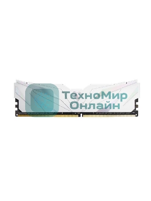 Оперативная память NETAC, DDR4, 8GB (1x8GB), 3200MHz, CL16, DIMM, с радиатором, белый
