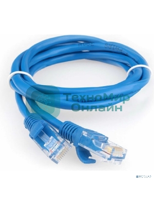 Патч-корд CCA light UTP Гарнизон PC-UTP-5e-1.5-B cat.5e, 1.5м, литой, многожильный синий
