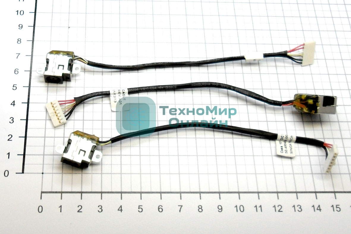 Разъем для ноутбука HY-HP024 HP Pavilion DV6-6000 DV7-6000 с кабелем