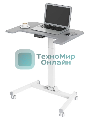 Стол для ноутбука Cactus VM-FDE101 столешница МДФ серый 80x60x123см (CS-FDE101WGY)