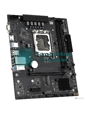 Материнская плата Maxsun Challenger B760M-F, LGA 1700, Intel B760, 2xDDR4, 3xSATA III, 2xM.2, 1xPCIe 4.0 x16, 1xHDMI, 1xVGA, 1xRJ-45 1Gb LAN, 2xUSB 3.2 Gen 1, 4xUSB 2.0, 3x3.5 мм, 5.1, mATX