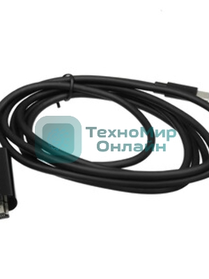 Кабель-переходник с Type-C на HDMI Гарнизон GCC-A-CM-HDMI-1.8M, v1.4, 1.8м, черный, пакет