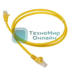 Патч-корд LANMASTER LSZH UTP кат.6, 1.5 м, желтый