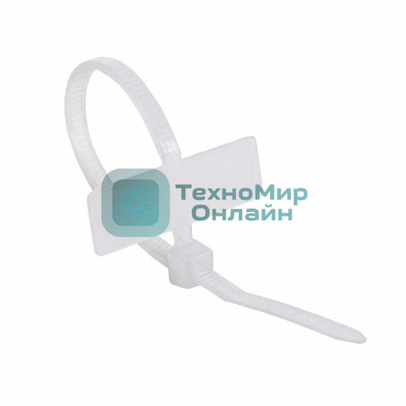 Хомут под маркер Rexant nylon 100x2,5 мм 100 шт. белый