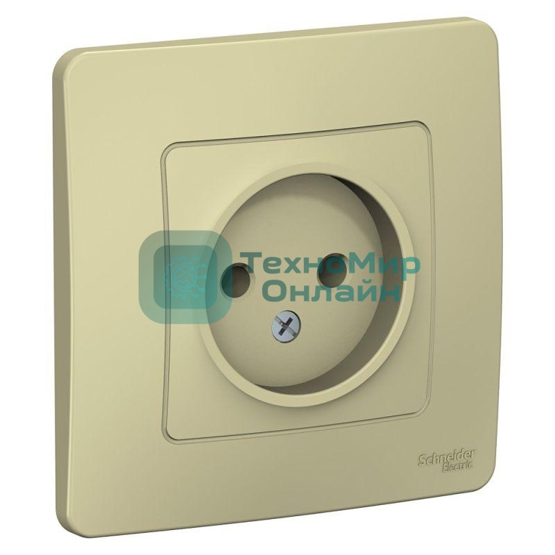 Розетка СП Blanca 16А 250В без шторок без заземл. беж. SchE BLNRS000017