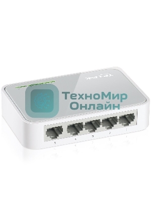 Коммутатор TP-Link SOHO TL-SF1005D Коммутатор 5-port 10/100M mini Desktop Switch, 5 10/100M RJ45 ports, Plastic case