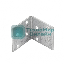 Крепежный уголок равносторонний Сибртех, KUR 40x40x40 мм