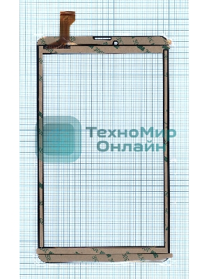 Сенсорное стекло (тачскрин) для BQ-8067L Hornet Plus, черное