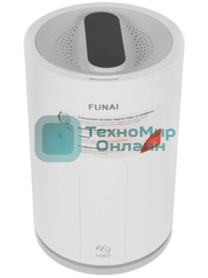 Увлажнитель воздуха FUNAI TAIKO USH-TKE7251WC белый, 30 м², 5 л