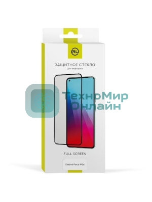 Защитное стекло для экрана Redline УТ000024054 черный для Xiaomi Redmi Note 10/10s прозрачная