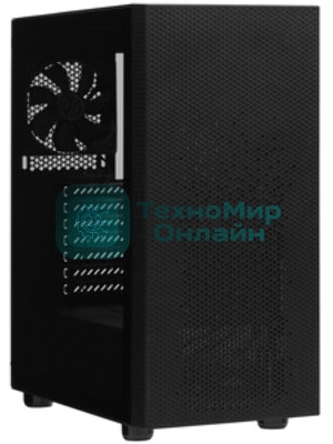 Компьютерный корпус Azza Celesta F черный без БП ATX 5x120мм 5x140мм 2xUSB 2.0 1xUSB 3.0 audio bott PSU