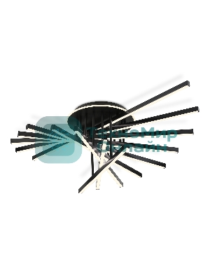 Потолочный светодиодный светильник Ambrella light FL6292 BK черный 160W 3000K-6400K 1100*790*315 (ПДУ ИК)