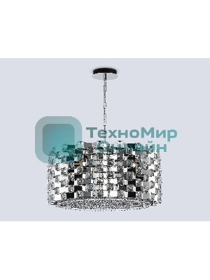 Люстра Ambrella light LH41006/18 CH/CL хром/прозрачный E14*18 max 40W D700*320