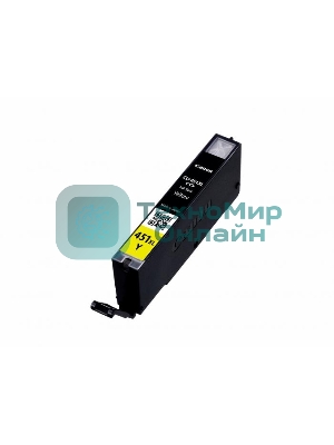 Картридж струйный CLI-451XLY (6475B001) для Canon PIXMA iP7240, MG5440, 6340, Желтый, 685стр.