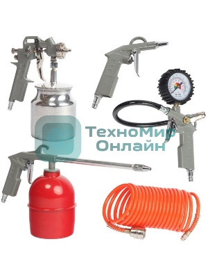 Компрессор Patriot EURO 24-240K + набор пневиоинструмента KIT 5В1.5кВт 220В 240л/мин 24л