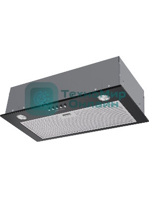 Вытяжка встраиваемая Maunfeld Crosby Power 50 черный, 50 см, 1050 куб. м/ч, 51.8 дБ