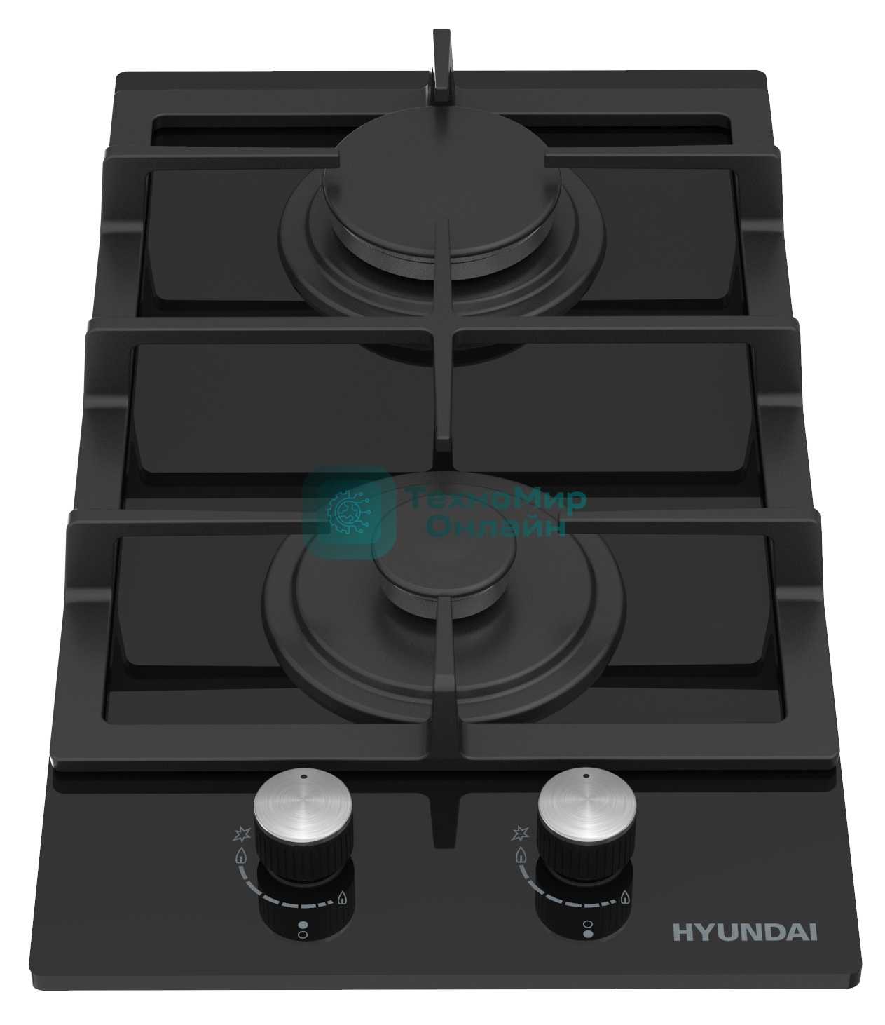 Газовая варочная панель Hyundai HHG 3235 BG черный