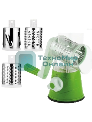 Мультитерка Mallony BELLISSIMO (мультислайсер) на вакуумной присоске (3 насадки)