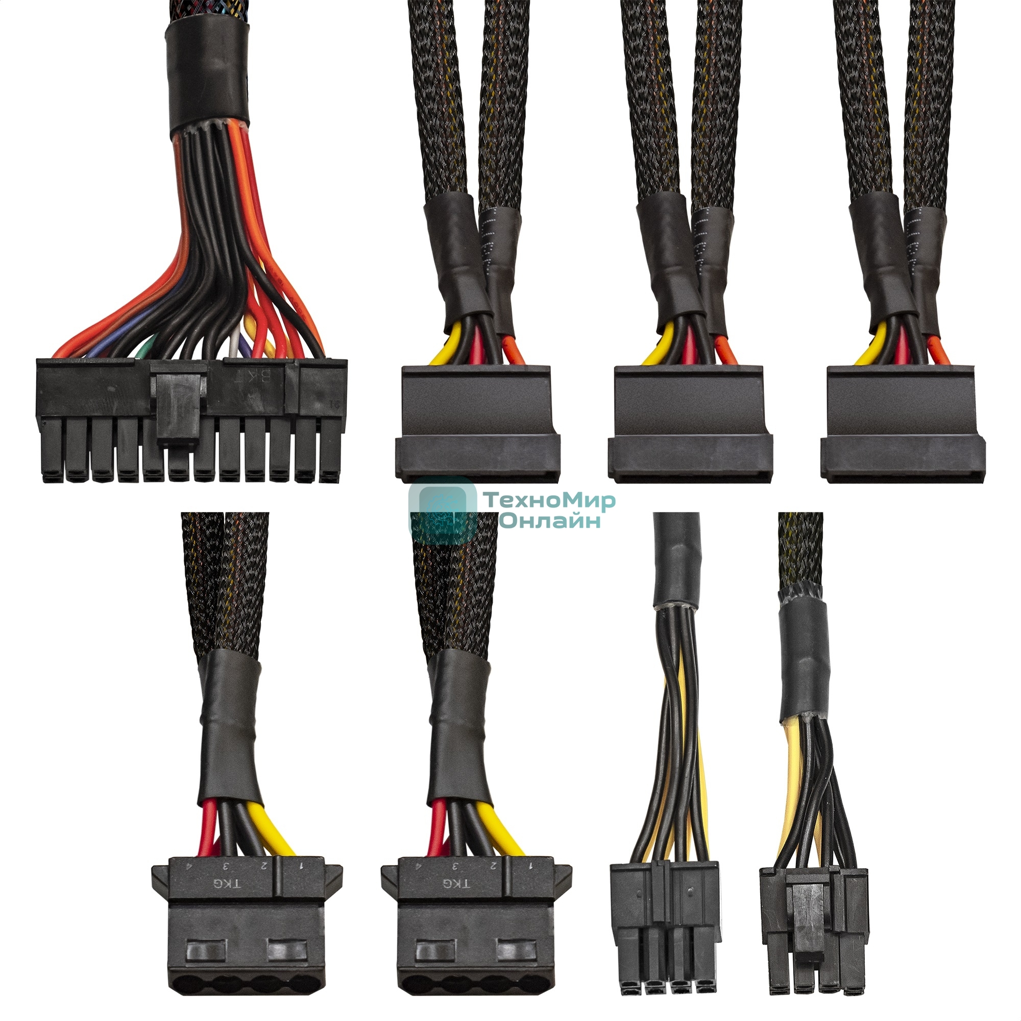Блок питания ExeGate XP750 (EX292166RUS), 750Вт, 120мм, черный