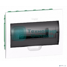 Бокс СП EASY9 встраив. с прозрачной дверью 1ряд 12мод. SchE