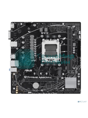 Материнская плата ASUS PRIME A620M-K, AM5, AMD A620, 2xDDR5, 4xSATA, 1xM.2, 1xPCI-E 4.0 x16, 1xPCI-E x1, 1xHDMI, 1xVGA, 1x 1Gb LAN, 4xUSB-A 3.2 Gen 1, 2xUSB-A 2.0, 3x3.5 мм, 7.1, Micro-ATX