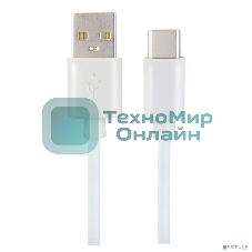 Кабель PERFEO USB2.0 A вилка - USB Type-C вилка, белый, 1 м, бокс (U4704)