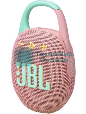 Портативная акустика JBL CLIP 5, розовый
