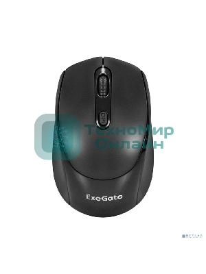 Мышь беспроводная ExeGate Professional Standard SR-9005 черный, 1200 dpi, радиоканал, USB, кнопки - 4