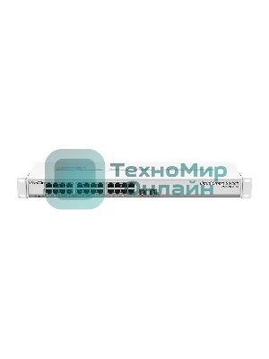 Коммутатор MikroTik CSS326-24G-2S+RM 24х Gigabit RJ45, 2х SFP+