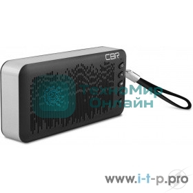 Колонка Bluetooth CBR CMS 144Bt черный/серебро 3.0, 80-18000 Гц, 6 Вт
