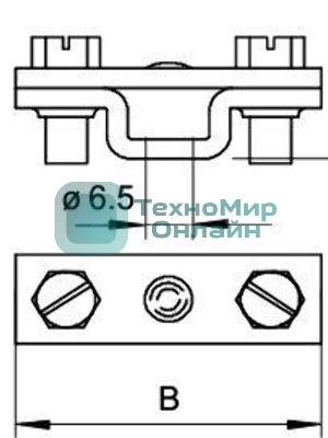 Держатель для плоских проводников FL 30. FL 40 Тип:831 40 OBO 5032040