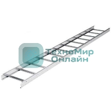 Лоток лестничный 300х100 L3000 сталь 1.5мм ДКС LL1030