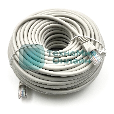 Патч-корд Buro UTP cat.5e 25м серый RJ-45 (m)-RJ-45 (m)