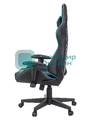 Кресло игровое A4Tech X7 GG-1200 черный/голубой искусственная кожа крестовина пластик